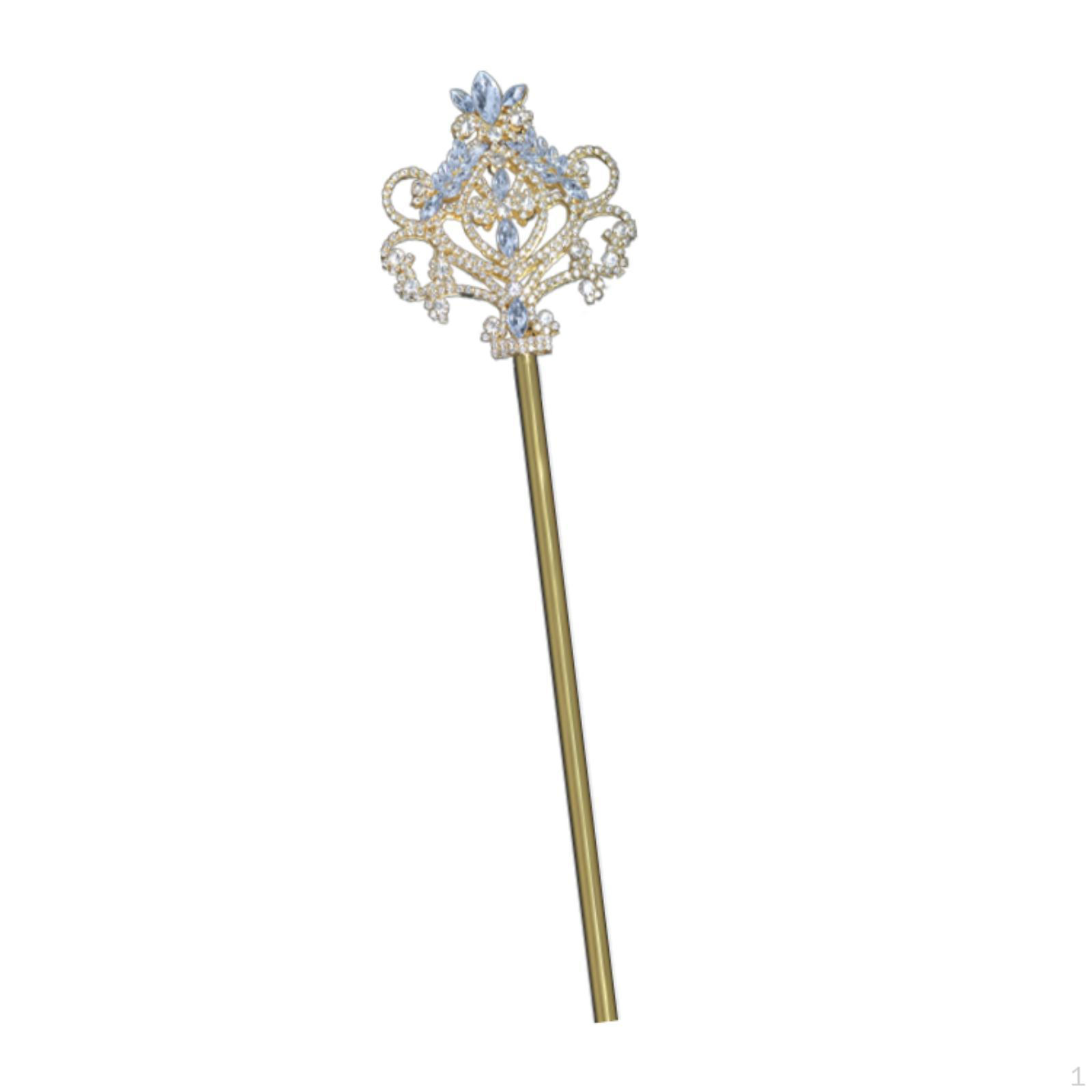 

Стразы Скипетр Карнавальный Костюм Фестивальная Палочка Блестящий Принц Фея Вечеринка золотой
