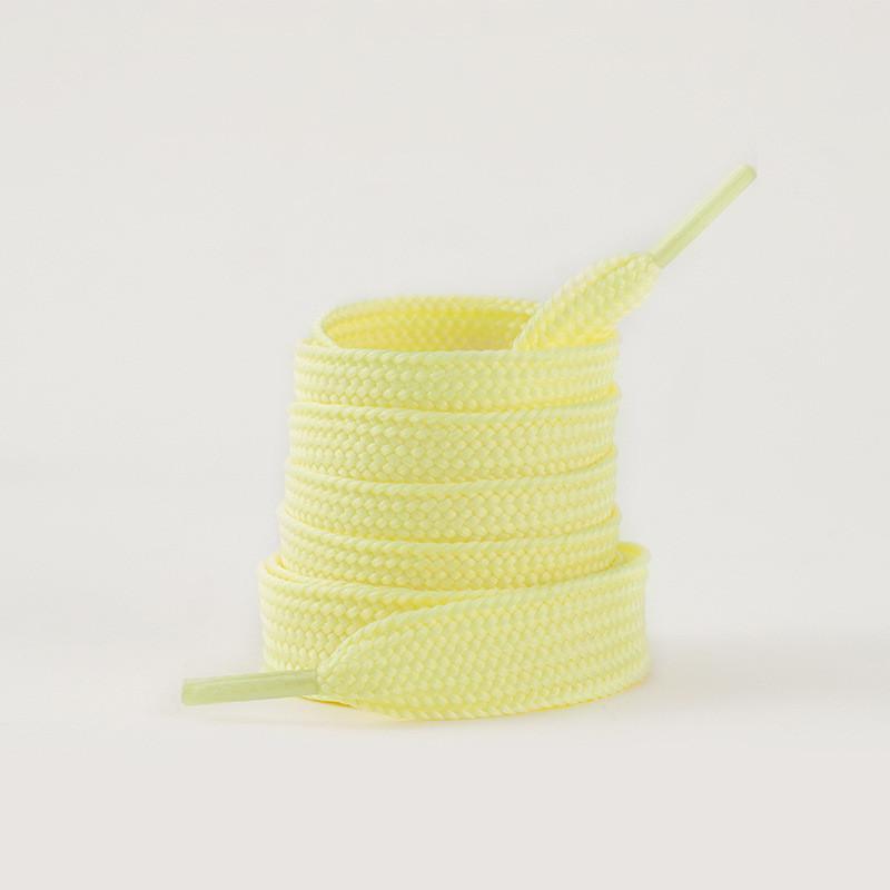 1Pair 2CM Wide Double Layered Thicken Shoelaces Sports Rope Non Elastic Leisure Men Women Sneaker Lacet Shoelaces Accessories