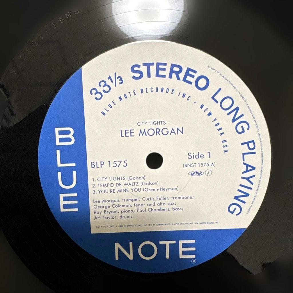 [USED] LEE MORGAN CITY LIGHTS Blue Note 1575