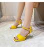 High Heel Women's Transparent Buckle Sandals