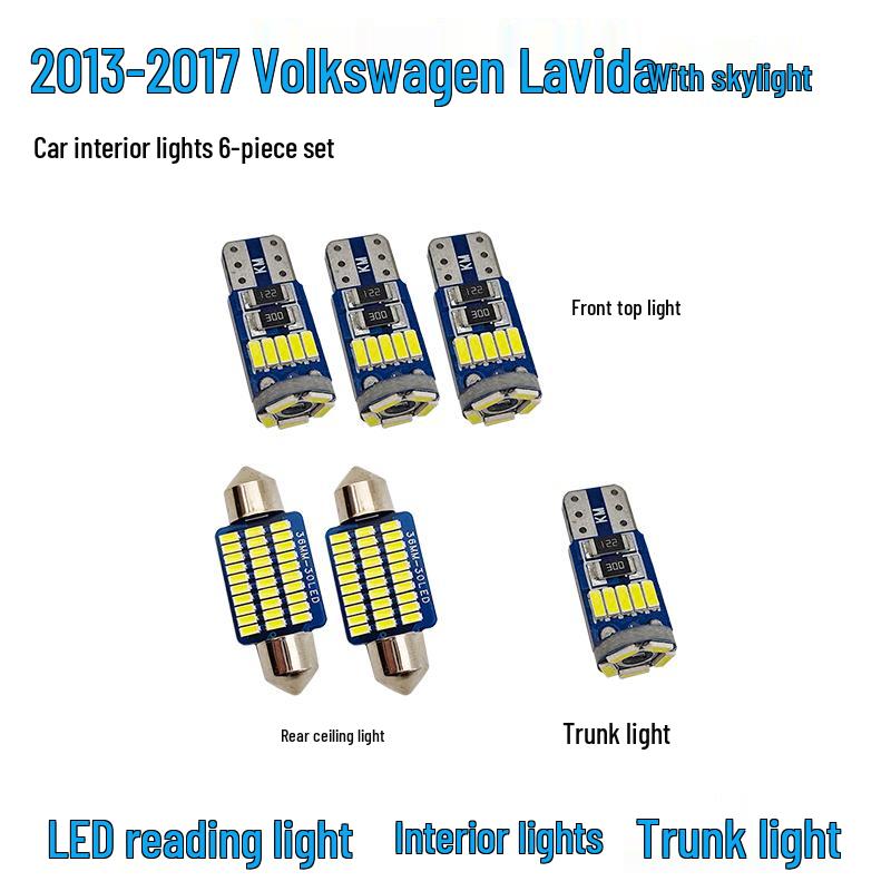 LED Reading Light for 2008-2017 Volkswagen Lavida Interior