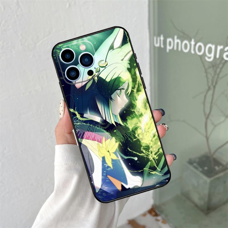 

Genshin Impact Tighnari Silicone Soft Case For iPhone 17 Air 11 14 15 16 Pro Max 12 13 Mini 16e 16 Plus Back Cover iPhone 12 mini