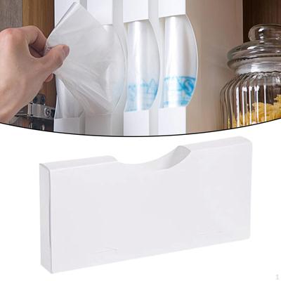 Organizér na sáčky na potraviny pro kuchyňské mrazicí sáčky nástěnný odpadkový koš