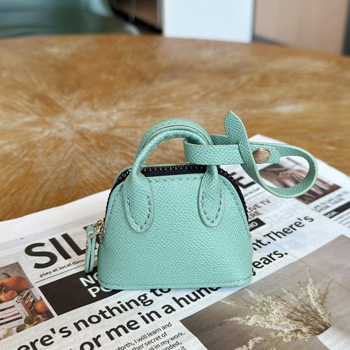 

Versatile and Fashionable BoLi Hand Rope Fresh Change Bag Mini Earphone Bag Change Storage Portable Pendant Small Bag зелёный