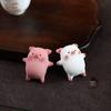Yixing Zisha Tea Pet - Lying Flat Pig Zodiac Bathtub Ornament