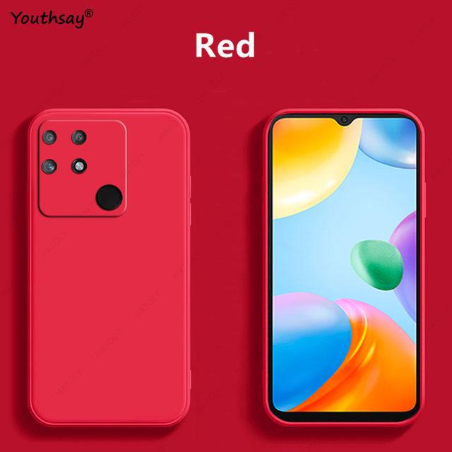 Für Redmi 10C Hülle für Xiaomi Redmi 10A 10C 9C 10 Schale Abdeckung Funda Coque Weicher Flüssigsilikon Stoßfänger Für Redmi 10C