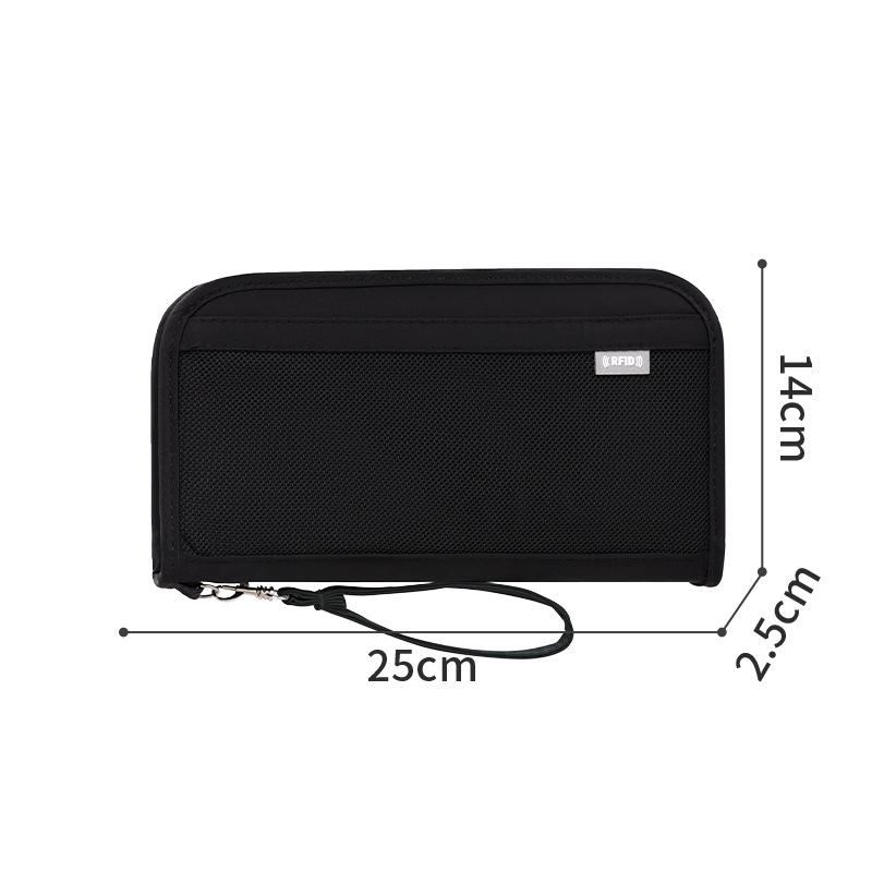 Stylish Lightweight Travel Passport and Document Organizer with Anti-theft Card Holder