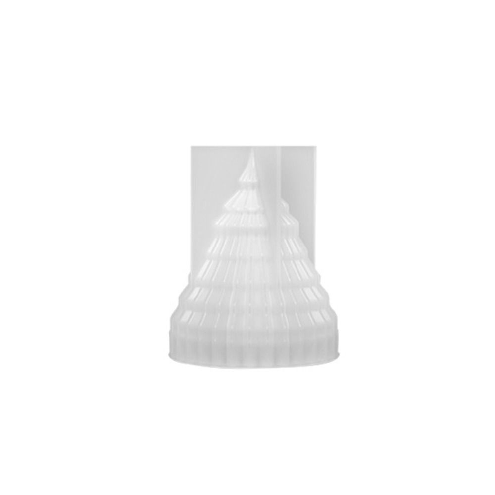 Soft Soap Mould Diagonal Striped Christmas Tree Candle Mold Ornament   DIY