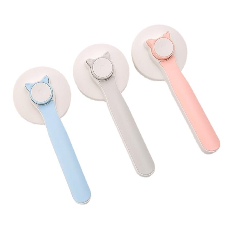 Cat-shape Self Cleaning Brush for Dogs & Cats Pet Grooming Tool Gentle Remove Undercoat Shedding Mats and Tangled Hair