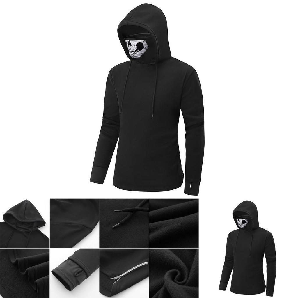 Comfortable Men's Drawstring Pullover Hoodie Sweater With Moisture Wicking