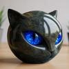 Black Cat Stone Sculpture Luxury Black Cat Stone Sculpture Cat Statues Home Decor for Desktop Halloween Bedroom Bookshelf
