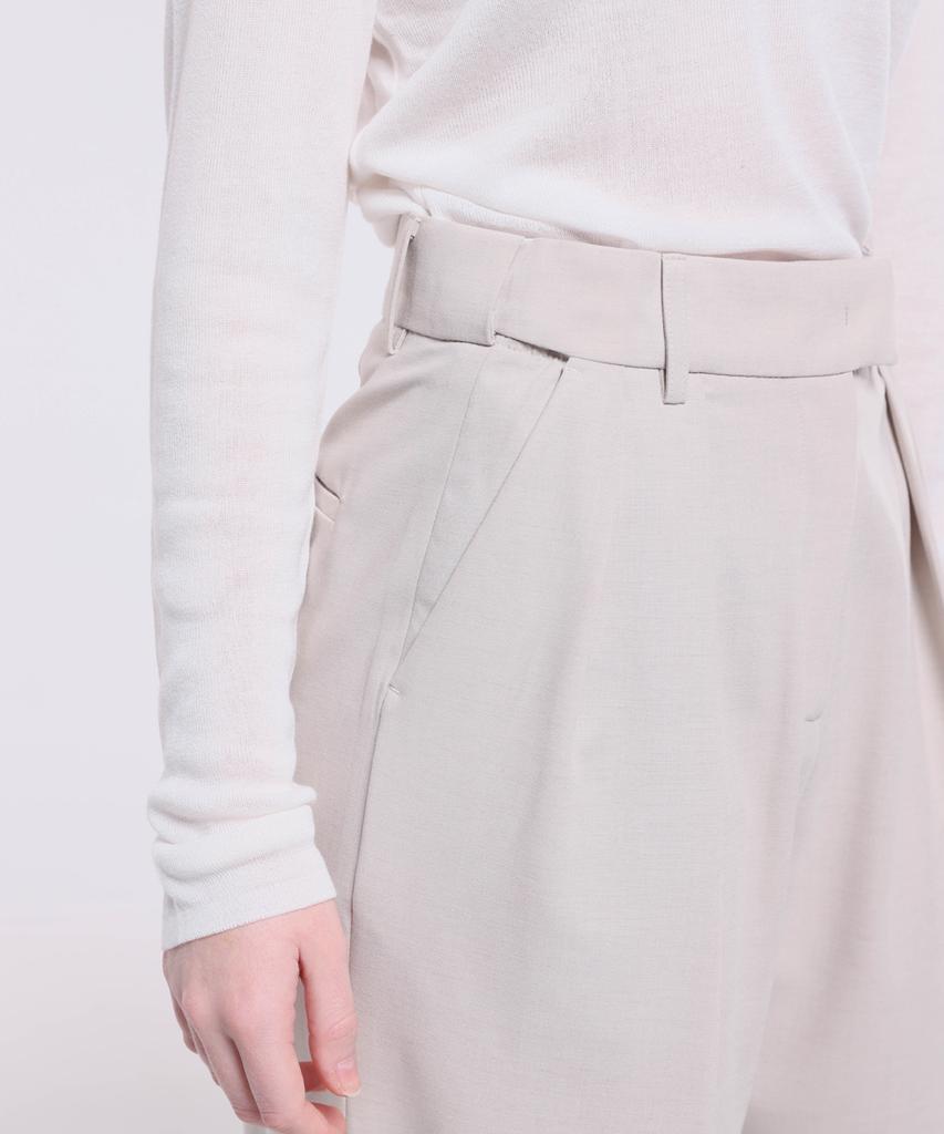 Kankeu Hidden Band Slacks - Beige