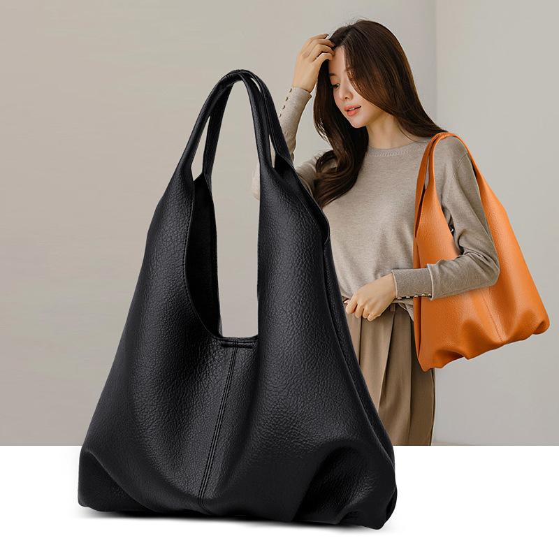 Borsa Hobo Oversize in Morbida Pelle, Ampia, Elegante & Versatile Borsa a Mano da Braccio/Spalla per Uso Quotidiano, Lavoro & Viaggio