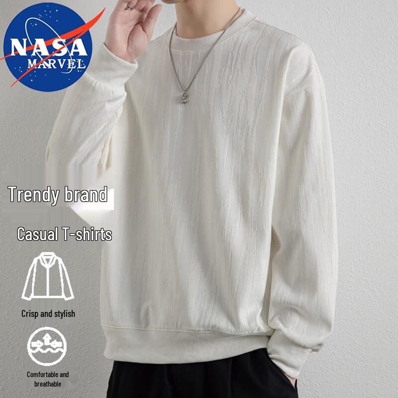 NASA MARVEL Men's Casual Round Neck T-Shirt