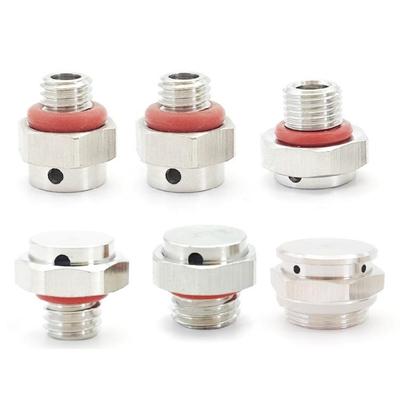 M12 M25 Waterproof Vent Valves Breather Stainless Steel Air Vent Plug