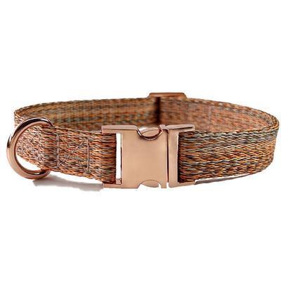 Hundehalsband aus Leinenimitat mit verstellbarem Nylon-Hundehalsband, Haustier-Zugleine, geeignet für kleine und mittelgroße Haustiere