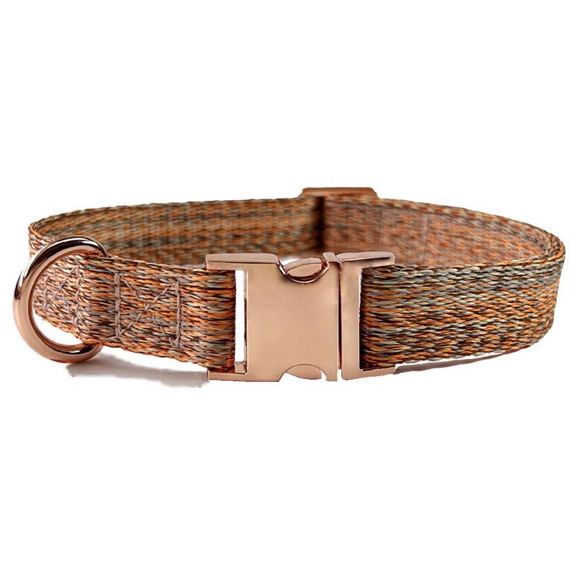 

Imitation Linen Dog Pet Collar Strap With Adjustable Nylon Pet Collar Pet Traction Rope Suitable For Small And Medium-Sized Pets XS розовый