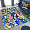 Spiel 3D R-Rainbow F-Friends Cartoon Kunst Teppich für Schlafzimmer Wohnzimmer Sofa Zuhause Fußmatte Dekor,Große rutschfeste Kinderspiel-Bodenmatte