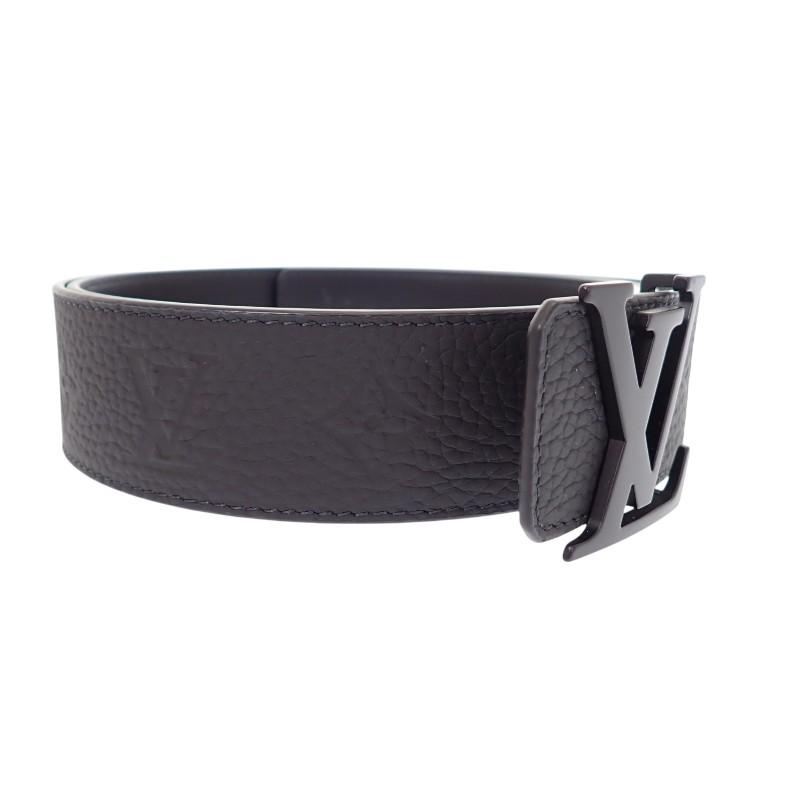 LOUIS VUITTON  M0424S 40 Monogram belt black Calfskin mens