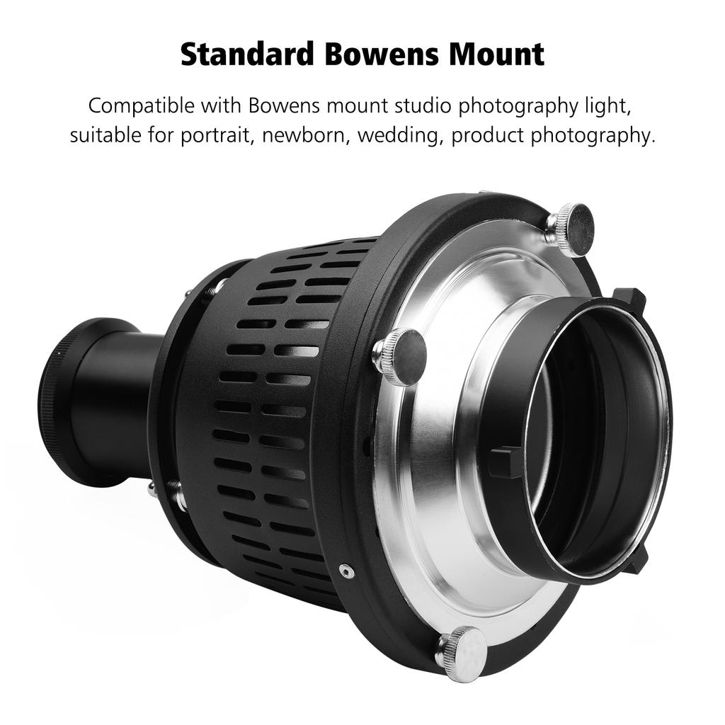Bowens Mount Optical Snoot Conical Focalize Kondenzátor Art Speciální efekty Tvarovaný paprsek světla