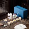 Dehua White Porcelain Xishi Pot Tea Set
