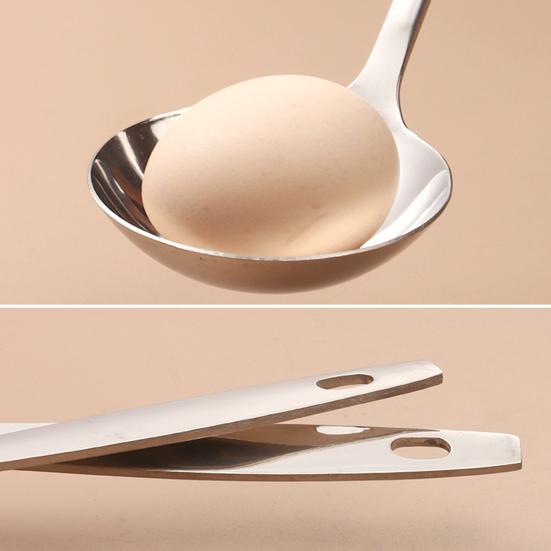 Soppslev Rostfritt Stål Silsked Hetgryta Slev Kökssil Skopa för Soppa Nudlar Matlagning Servering