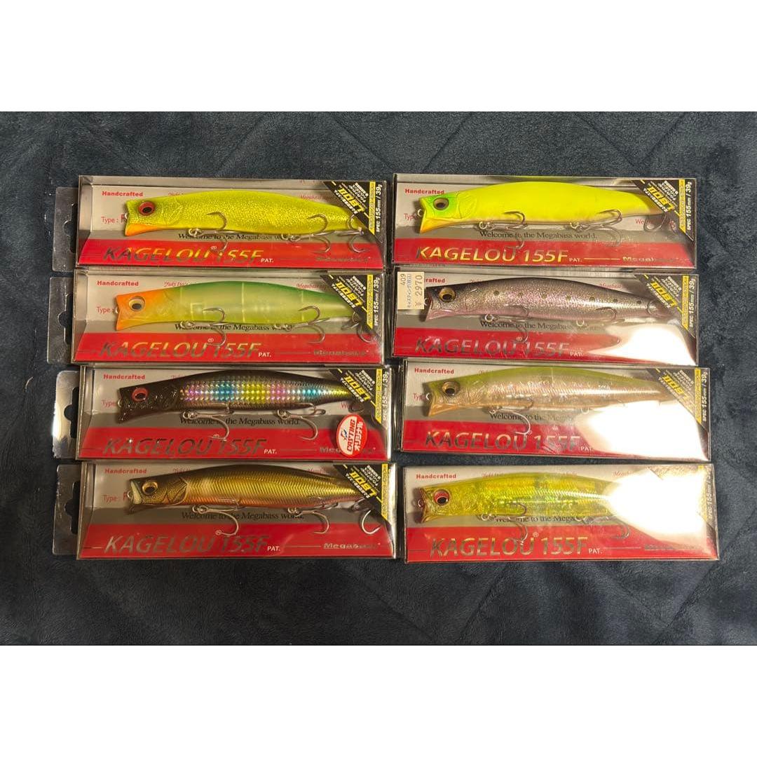 Used Megabass KAGELOU 155F 8 pieces set