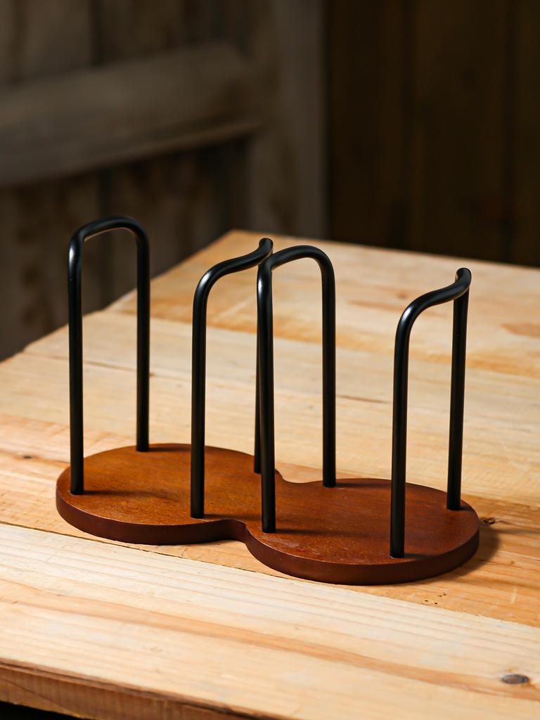 Disposable Cup Cup Holder Home Paper Cup Holder Desktop Coffee Table Storage Shelf Tea Cup Coffee Bamboo Cup Holder