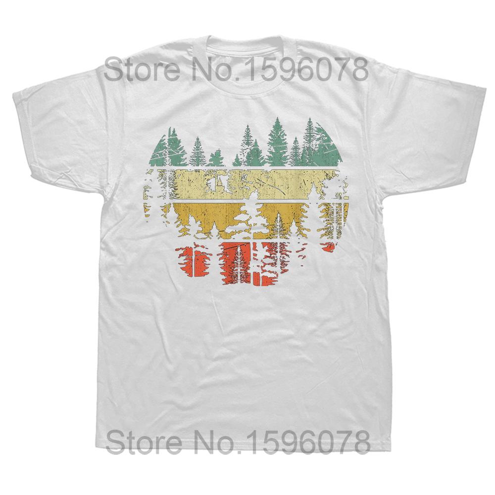Wildlife Trees Outdoors Nature Retro Forest T Shirts Hiking Camping Birdwatching Photography Mountains Birthday Gifts T-shirt