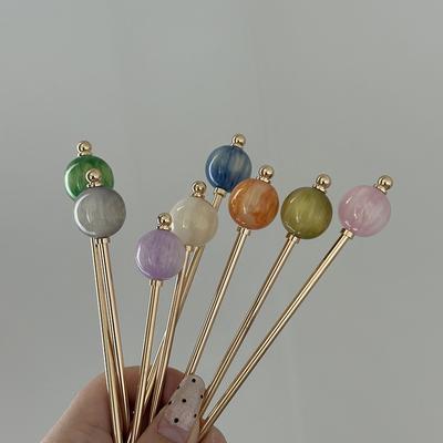 Çin Tarzı Vintage Saç Çubukları Kadınlar Kızlar Moda Metal Çubuk Şeklinde Saç Tokaları Pins Takı Saç Stili Aksesuarları