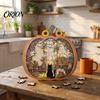 Collectible Wooden Puzzles Halloween Ghost Puzzle, Wood Pumpkin Shape & Garden Vintage Pattern Puzzle Puzzles, Decorative Table Centerpiece