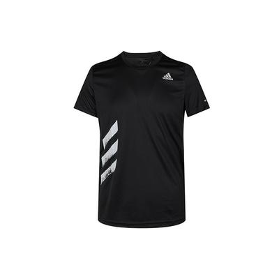 Tricou cu Mânecă Scurtă Run It PB Bărbați Topuri Negru FR8382