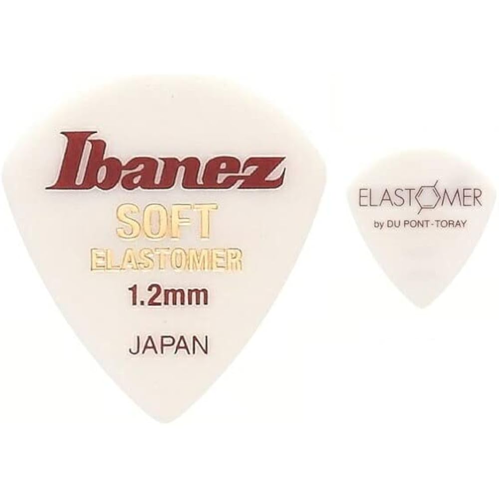 [Set of 10] Ibanez EL18ST12 SOFT 1.2mm JAZZIII XL New Elastomer Guitar Picks
