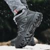 New Large Size High-top Outdoor Hiking Shoes Velvet Cotton Shoes Warm Winter Men's Boots Casual Sports Hiking Shoes
