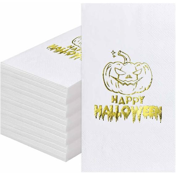 SietDESEO 25 Pieces 3-ply Thanksgiving Dinner Napk 13 x 15.7 Inch Guest Bathroom Napk Disposable Hand Towels for Bathroom Kitchen Fall Party