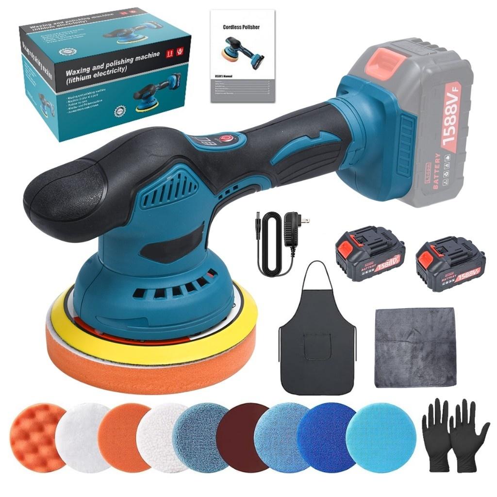 Multiple Speed Adjustable Handheld Sander Automobiles Waxing Power Tool Cordless Portable Electric Car Polisher