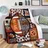 Football Customize Your Name Blanket Warm Comfortable And Soft Blankets Are Suitable For Home Lunch Break Blanket Office Sofa Sofa Gift To Relatives