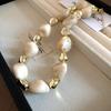 Elegant Summer Acrylic Beaded Necklace: Fashionable Round Clavicle Chain Jewelry