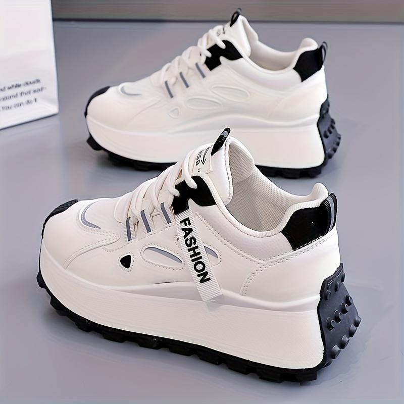 

Korean Version of New Dad Shoes for Women, Spring Autumn Student Sports Running Casual Thick Soled Height Increasing Shoes 40