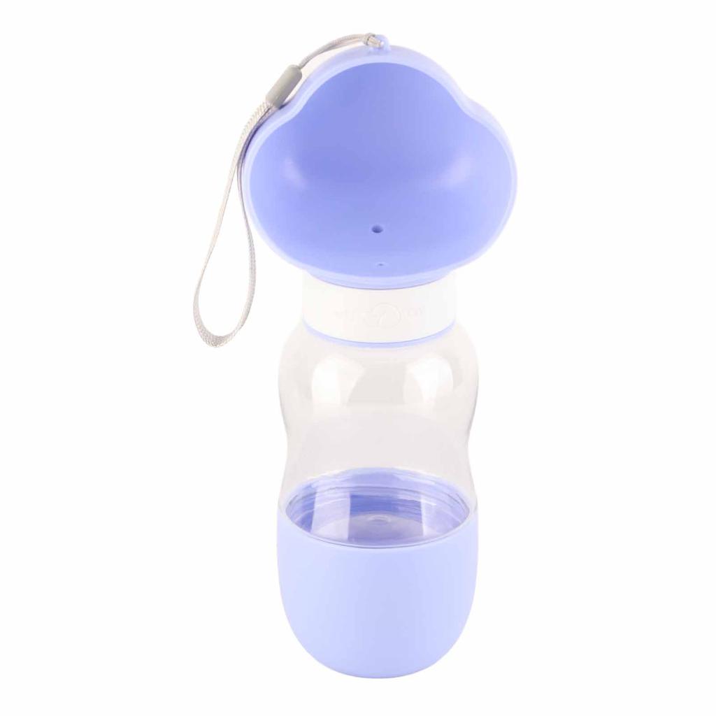 Dog Water Bottle Portable Cute Transparent Dog Water Feeder with Feeding for Dog Watering Supplies 350ml 200ml Clouds