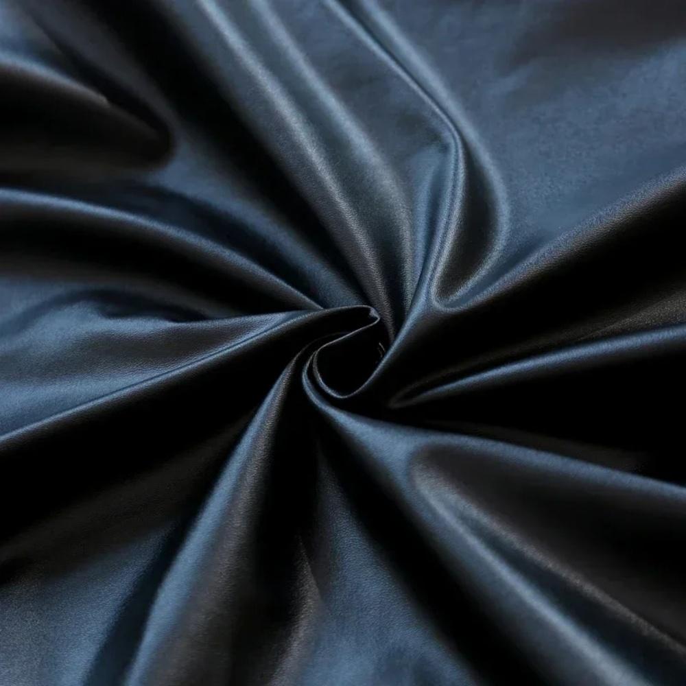 1pc PU Leather Waterproof Chair Cover Elastic Chair Slipcover Solid Colour Chair Case Protector for Dining Room Hotel Banquet