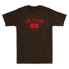 Oak Island Nova Scotia Knights Templar Cross Vintage Unisexs Short Sleeve Tshirt