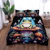 celestial mushroom Duvet Cover Set UK Single Double Queen US Twin Full King Size pkm Bed Linen Set
