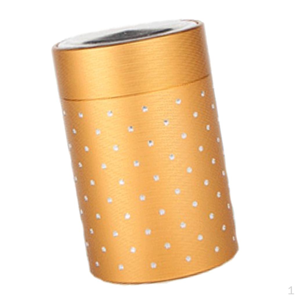 7 X 4.5cm Caddy Kitchen Storage Containers Colorful Tins Round Tea