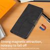 For Honor 400 Pro 5G (Global) Wallet Case Leather Phone Cover Stand with Curved Line Design
