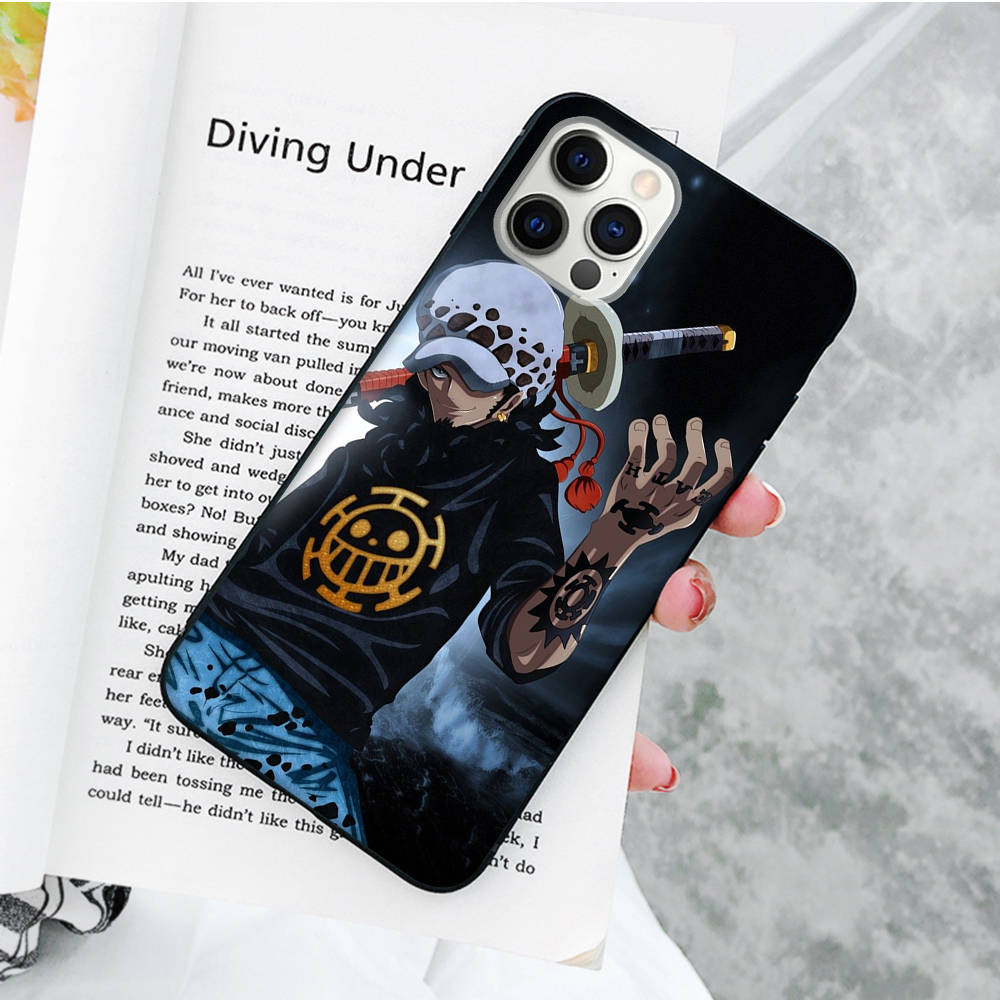 JW60Trafalgar Law Schwarze Softcase-Hülle für Samsung Note 20 Lite S24 Ultra S23 A03 A05 A06 A11 A71 A15 A16 A13 A24 A25 A33 A52 A53 A50 M55 M35 Plus