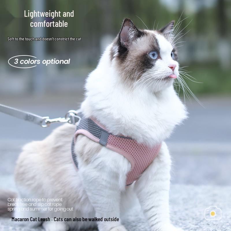 Adjustable Cat Anti-Escape Leash & Harness for Outdoor Walking