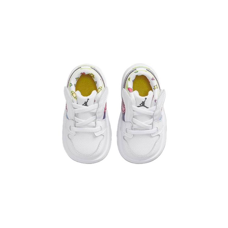 New Jordan Air Jordan 1 ALT Slip Resistant Cushioning Abrasion Resistant Breathable Low Top Toddler Shoes White Baby DM8971-114