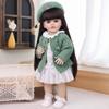 55cm Cute Reborn Girl Doll Full Silicone Vinyl Realistic Newborn Babies Dolls Kids Christmas Halloween Decoration Gifts