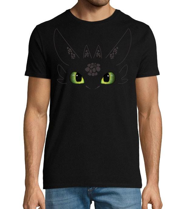 Toothless How To Train Your Dragon Night Fury Face Unisexs Fit TShirt S